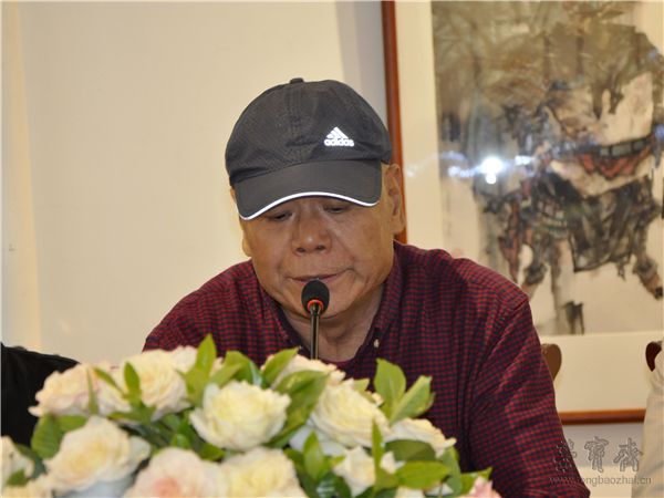 导师马海方先生发言