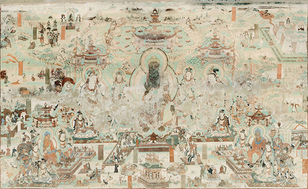 榆林25窟北壁弥勒经变(405cmx249cm)