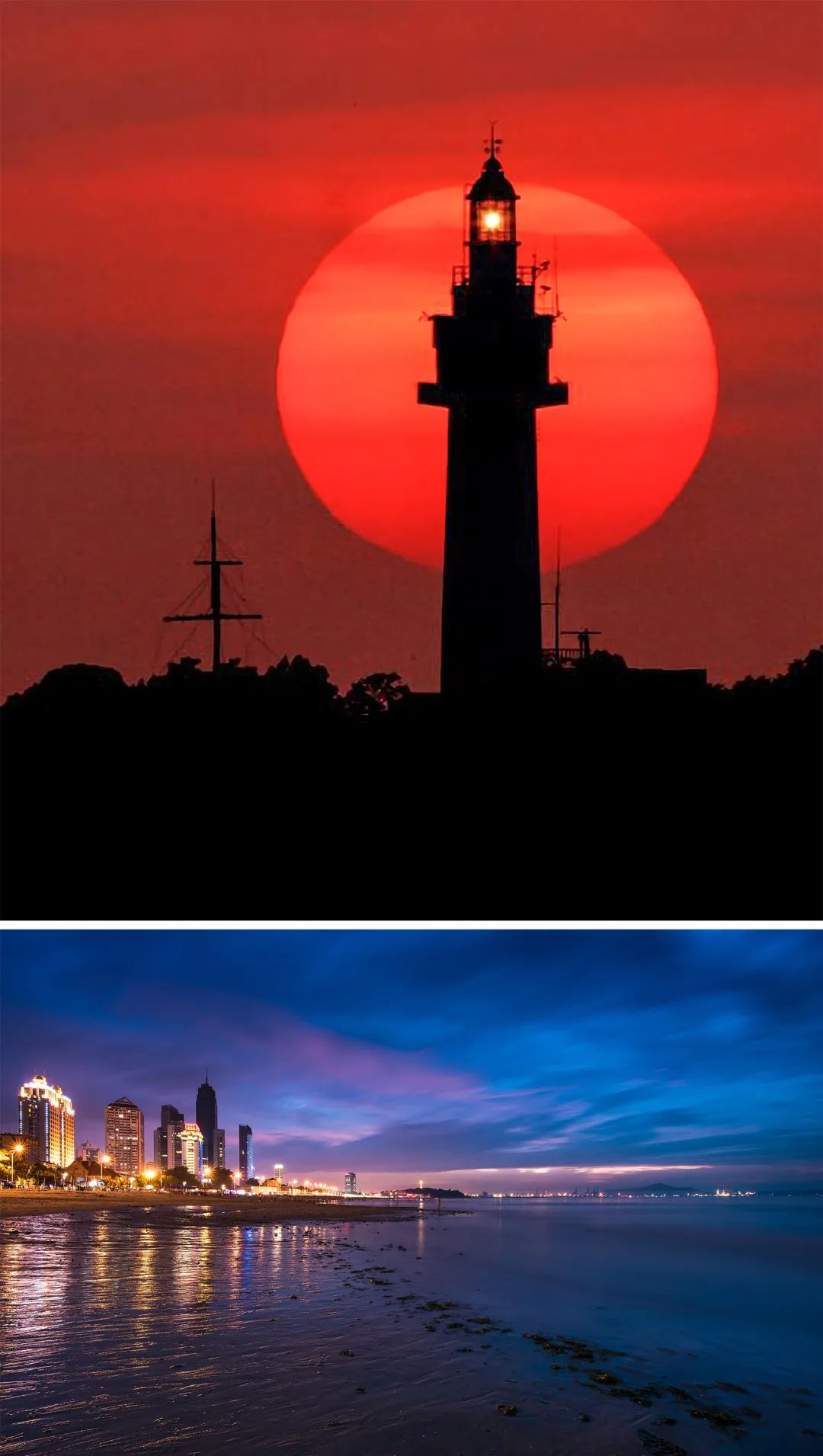 「烟台山夜景」