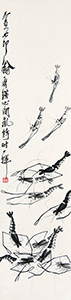 齐白石《虾》