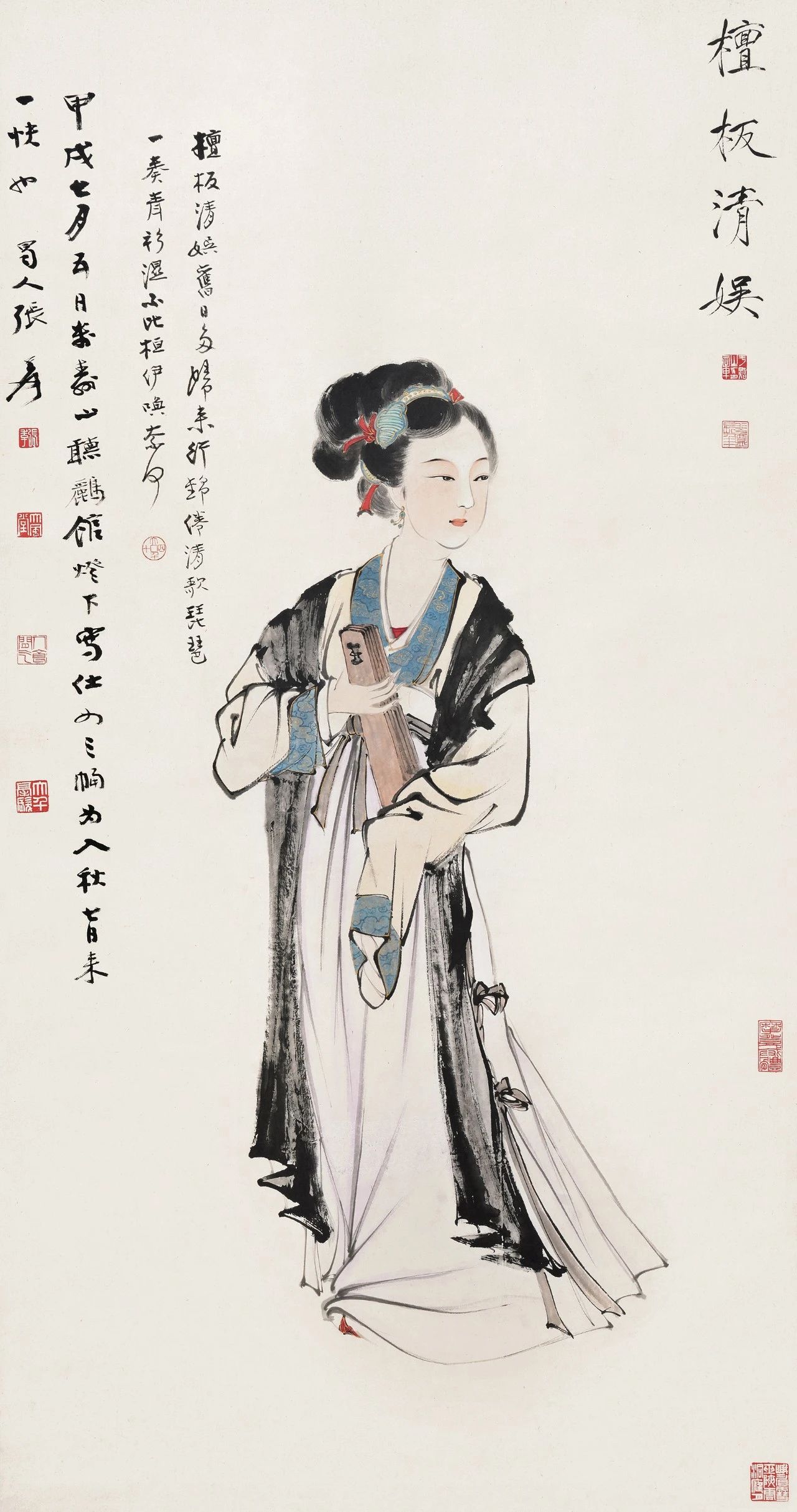 张大千（1899-1983）檀板清娱