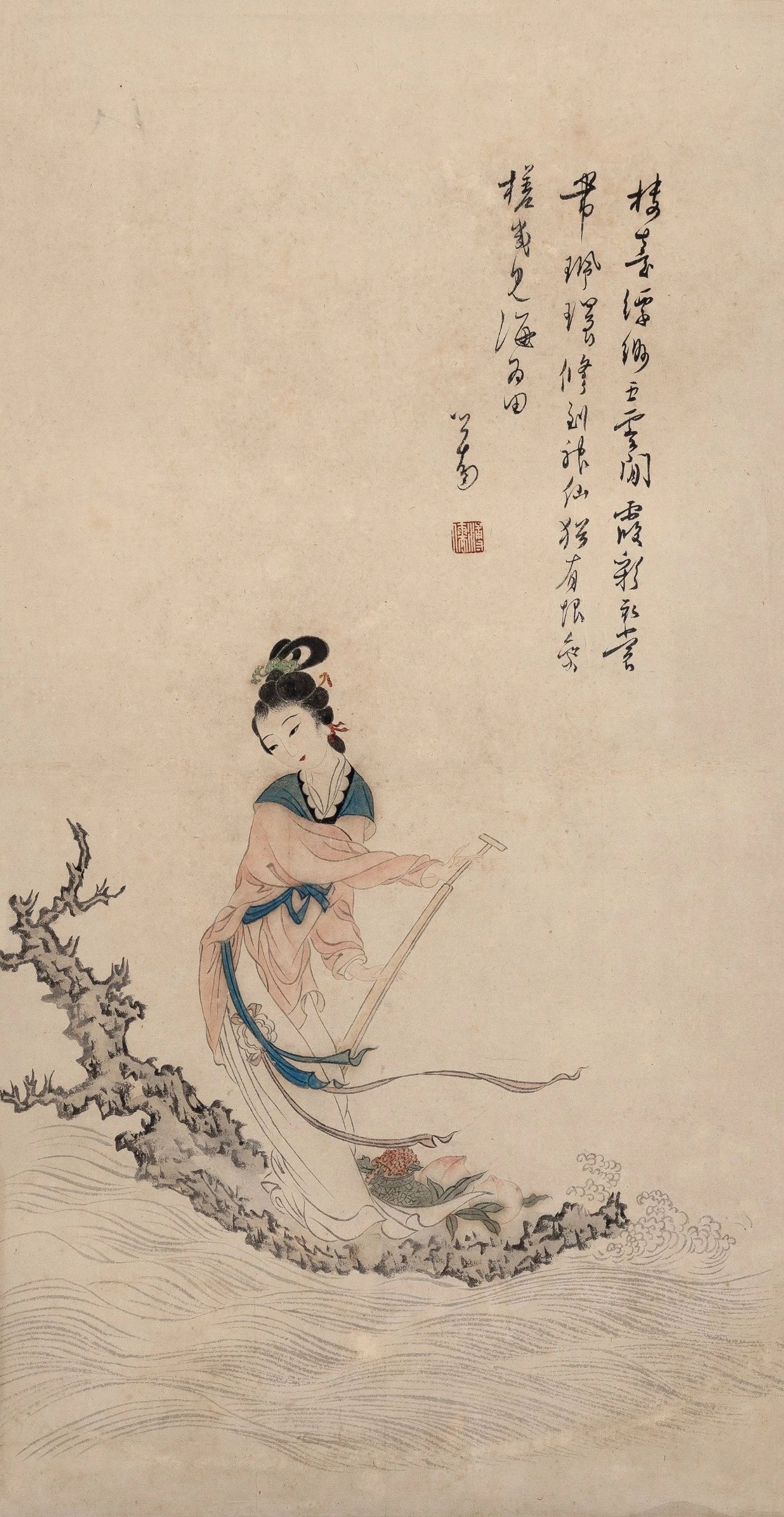 溥儒（1896-1963）麻姑献寿
