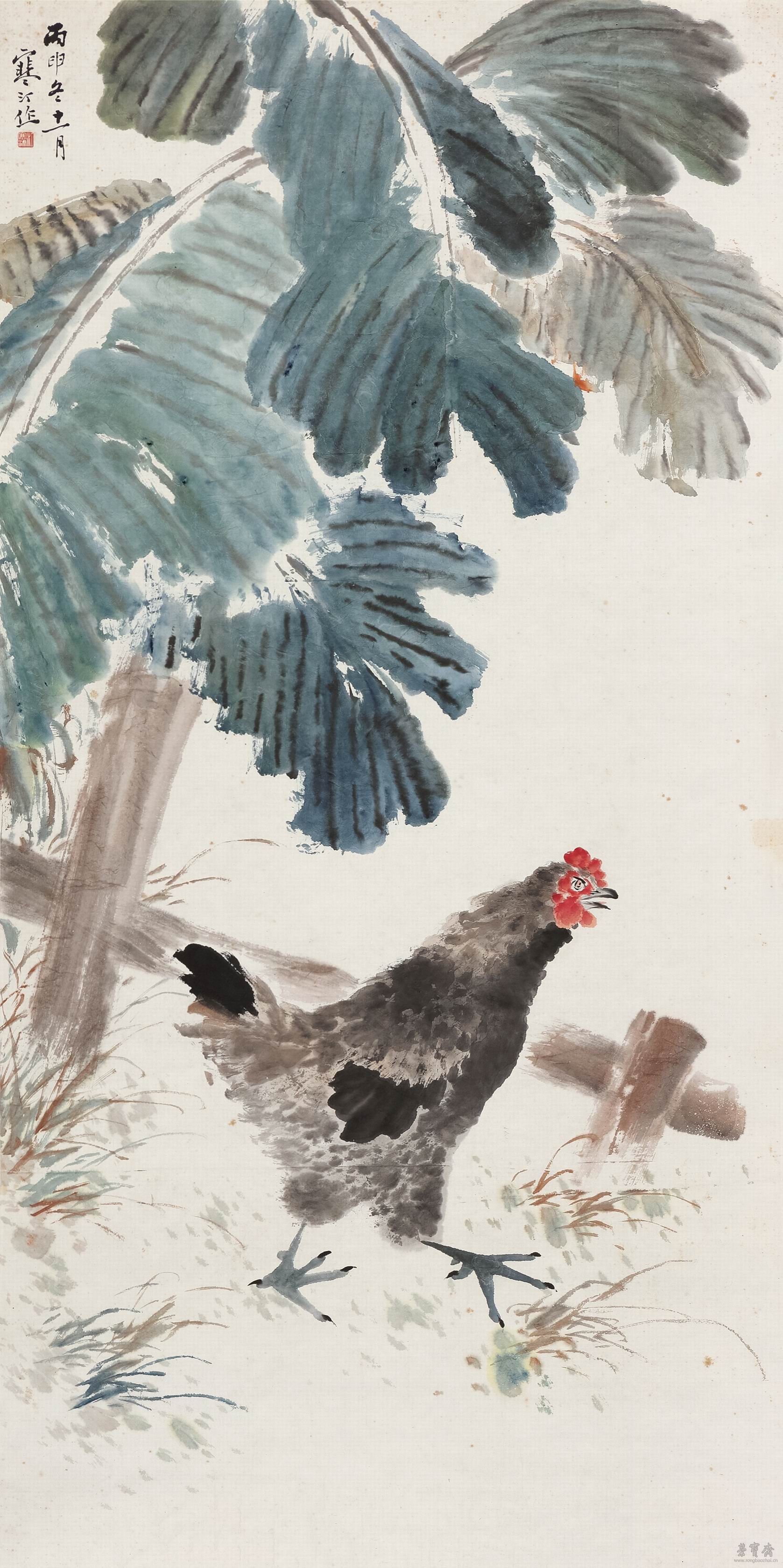 芭蕉树下