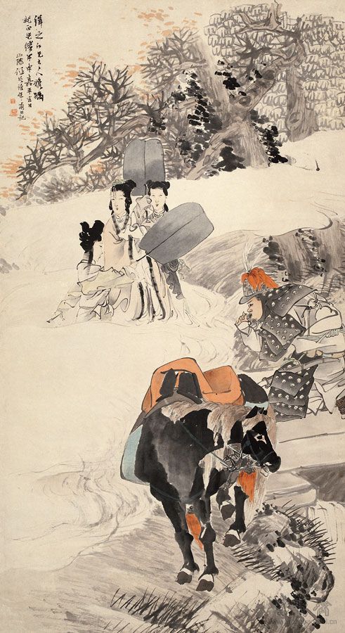 任伯年 《话别图》