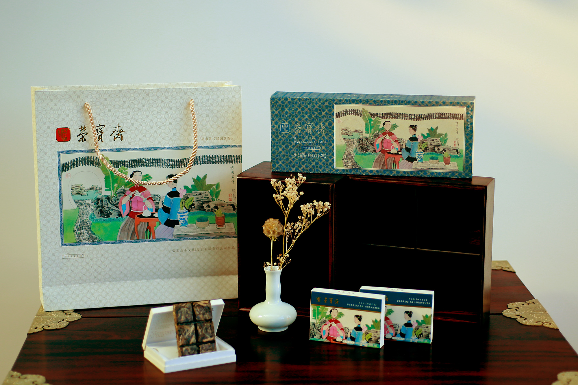 丹青茗家系列· 胡永凯《绿园茗香》生砖