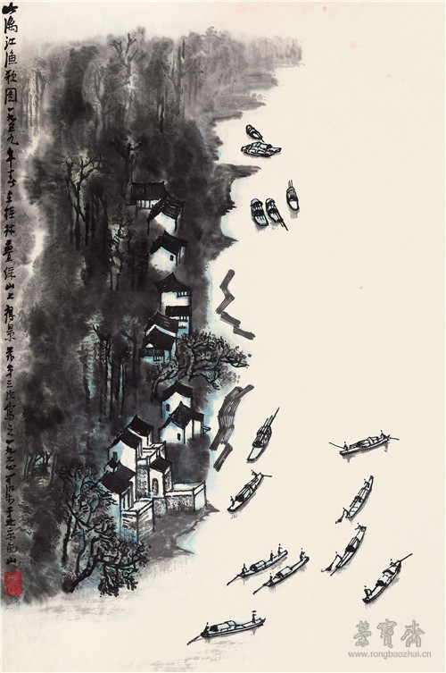 101　李可染1907-1989 漓江渔歌图