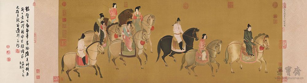 张萱《虢国夫人游春图》