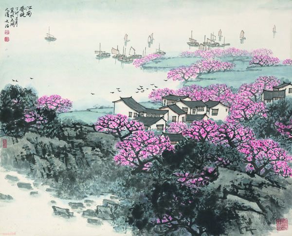 宋文治 1919-1999 江南春晓