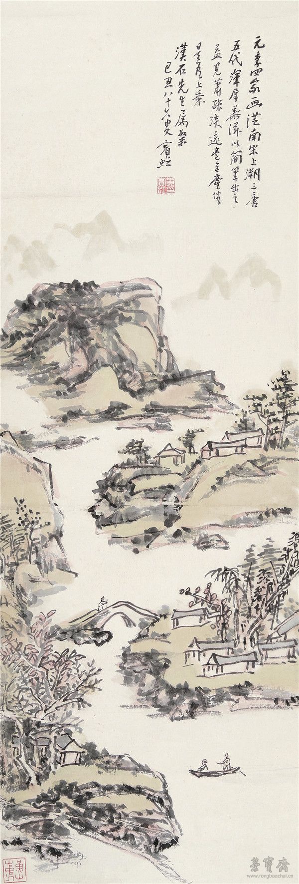 又破纪录，张大千青绿山水画缘何受热捧