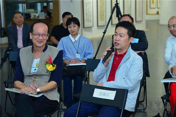 书家陈海良先生发言