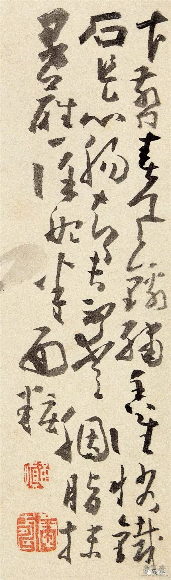 竹石图|197.5cm×109cm