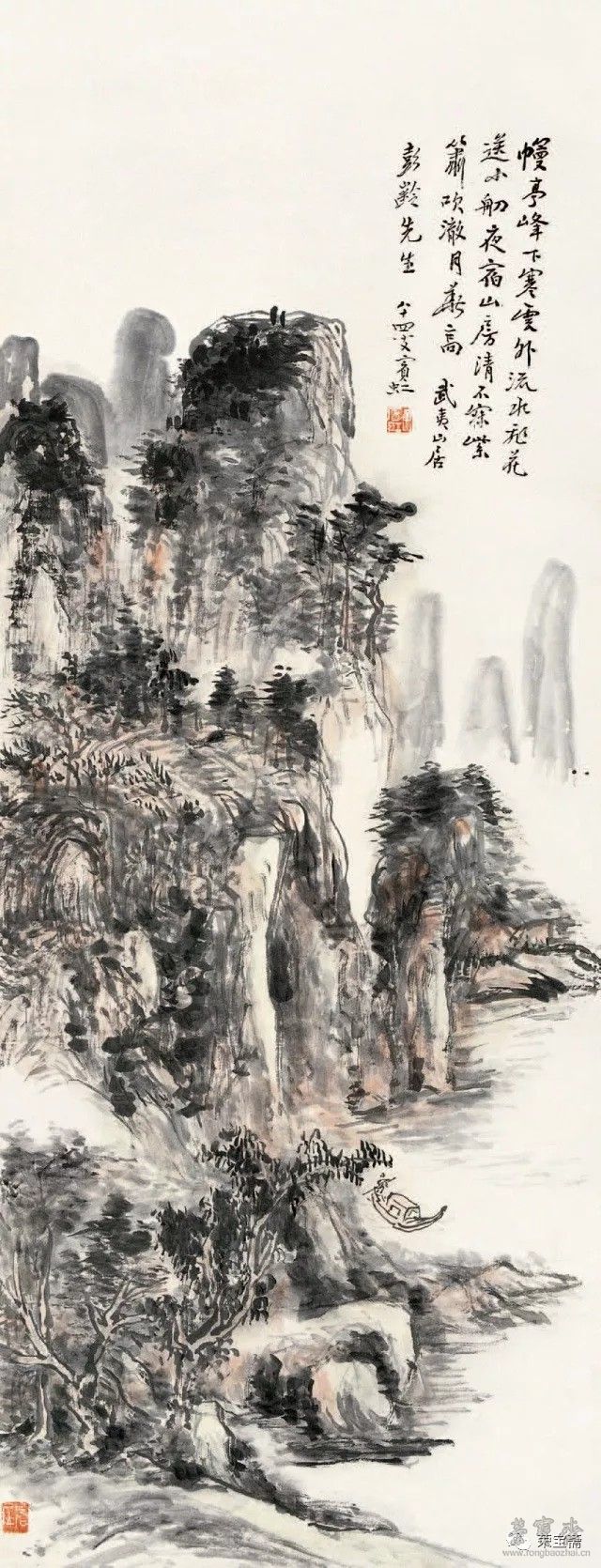 武夷山居图｜106.3cm×40.5cm