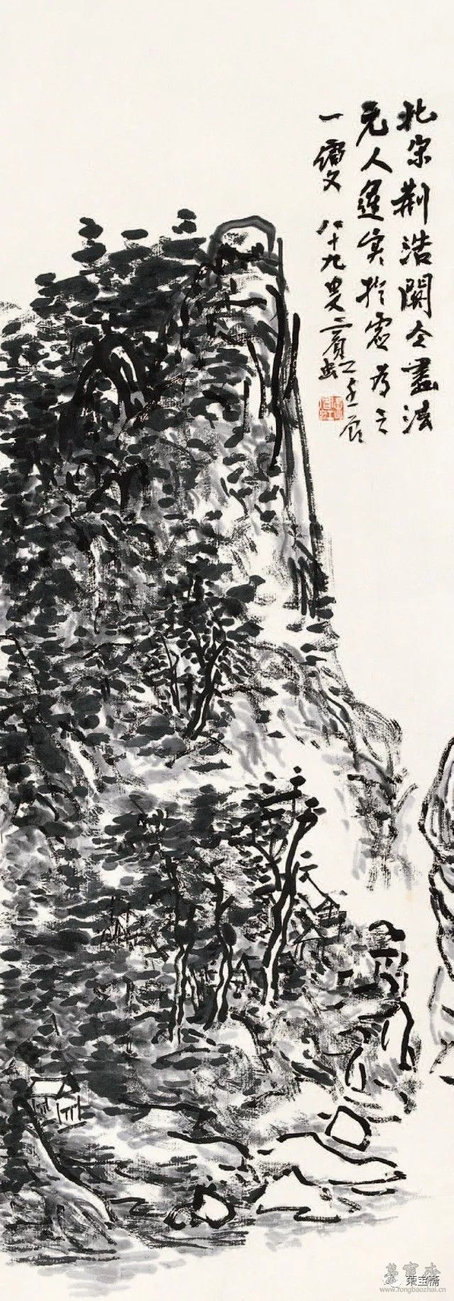 拟荆关笔意图｜91cm×31.8cm