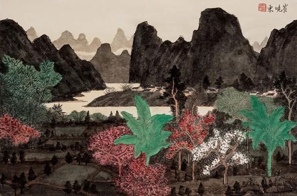 崔晓东  山水  44x66cm