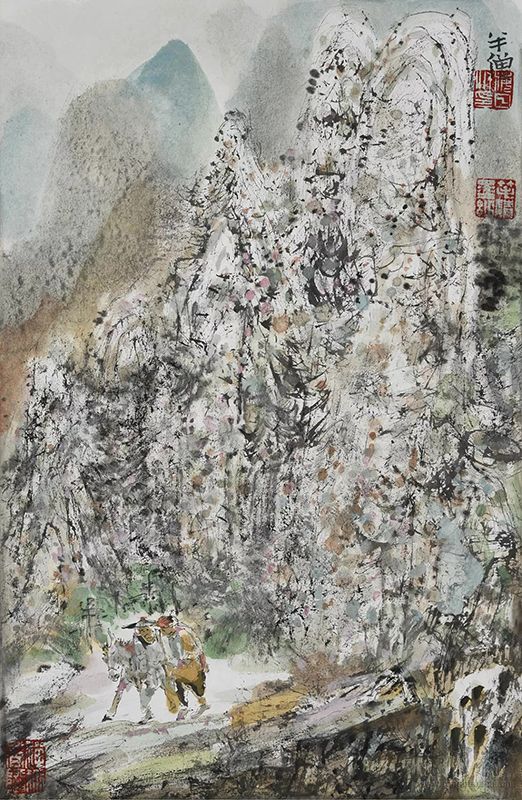 海日汗  游山系列之一   34x68cm