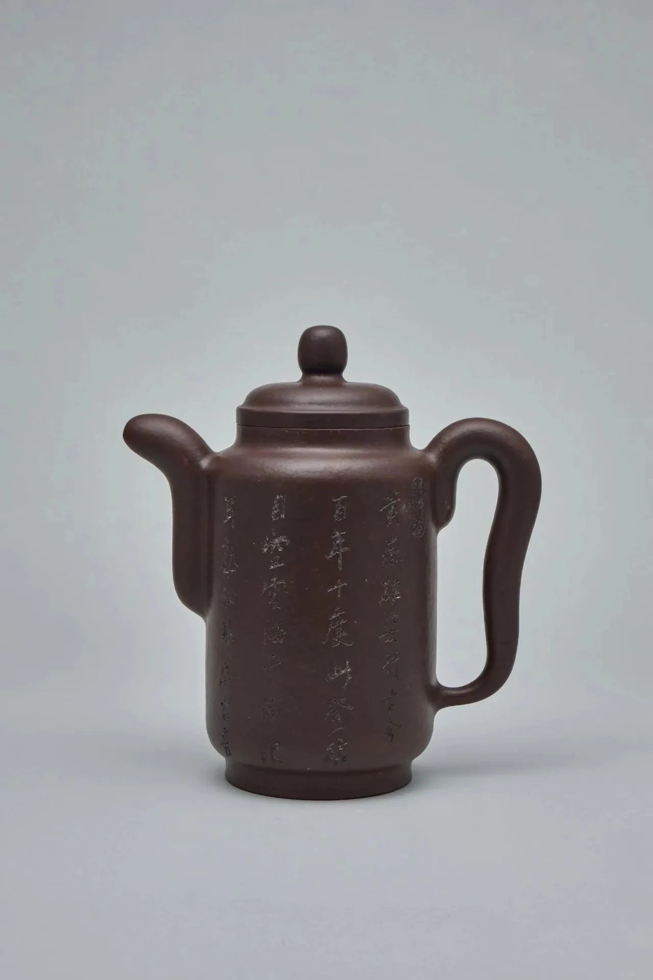 当代 何道洪制 刘海粟书画 徐勇良刻 大集思壶