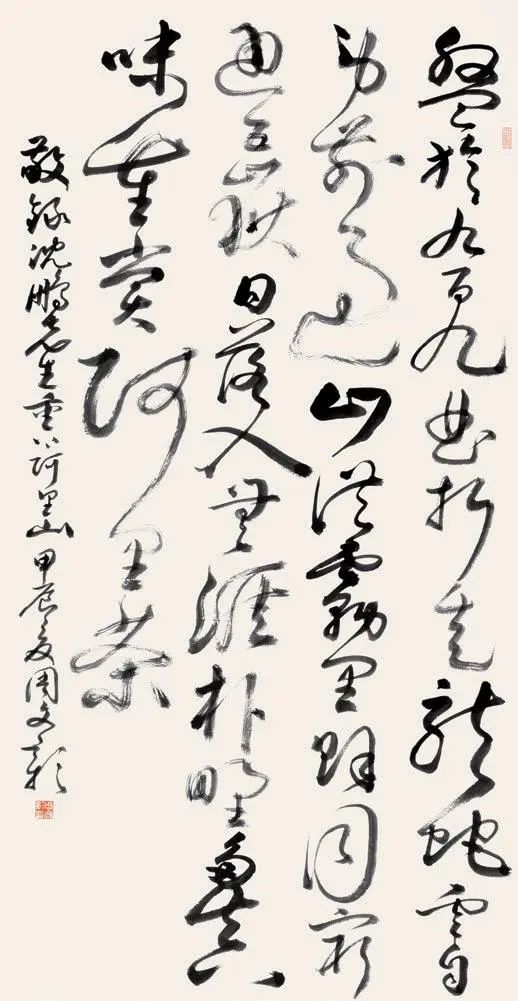 录沈鹏先生诗《重上阿里山》